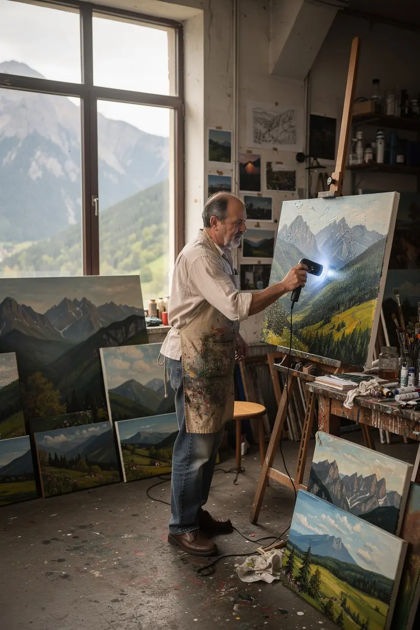 Modern office workspace